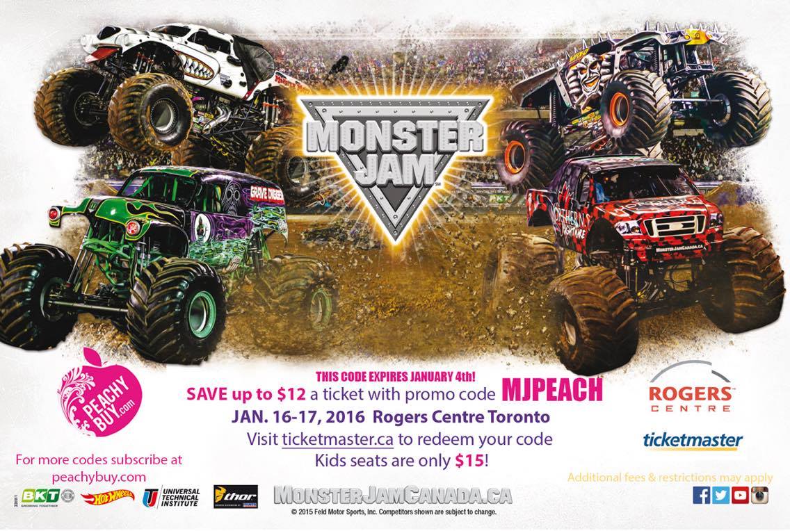 monster truck jam ticket