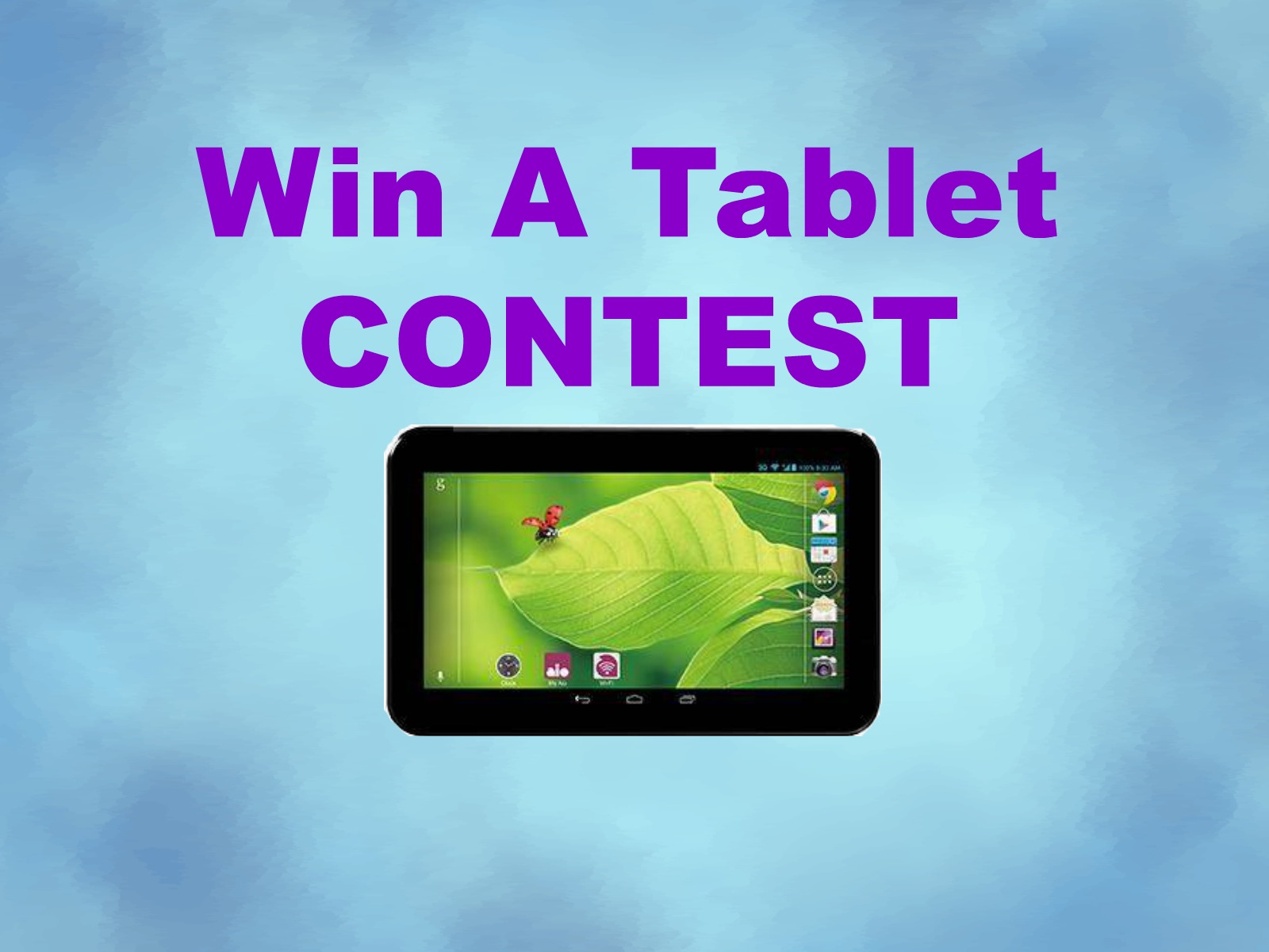 how to win free tablet