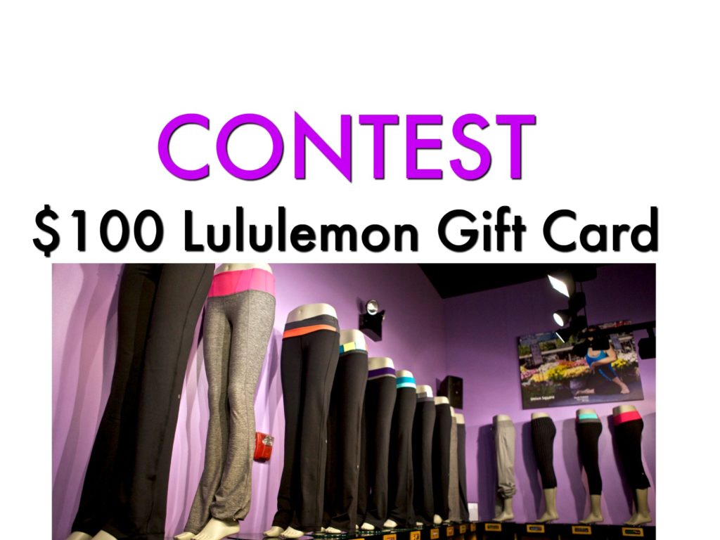 Contest Win a 100 Lululemon Gift Card Entertain Kids on a Dime Blog