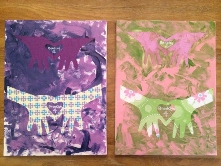 Mothers Day Hand Print Crafts