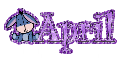 tarjeta de amor con nombre april