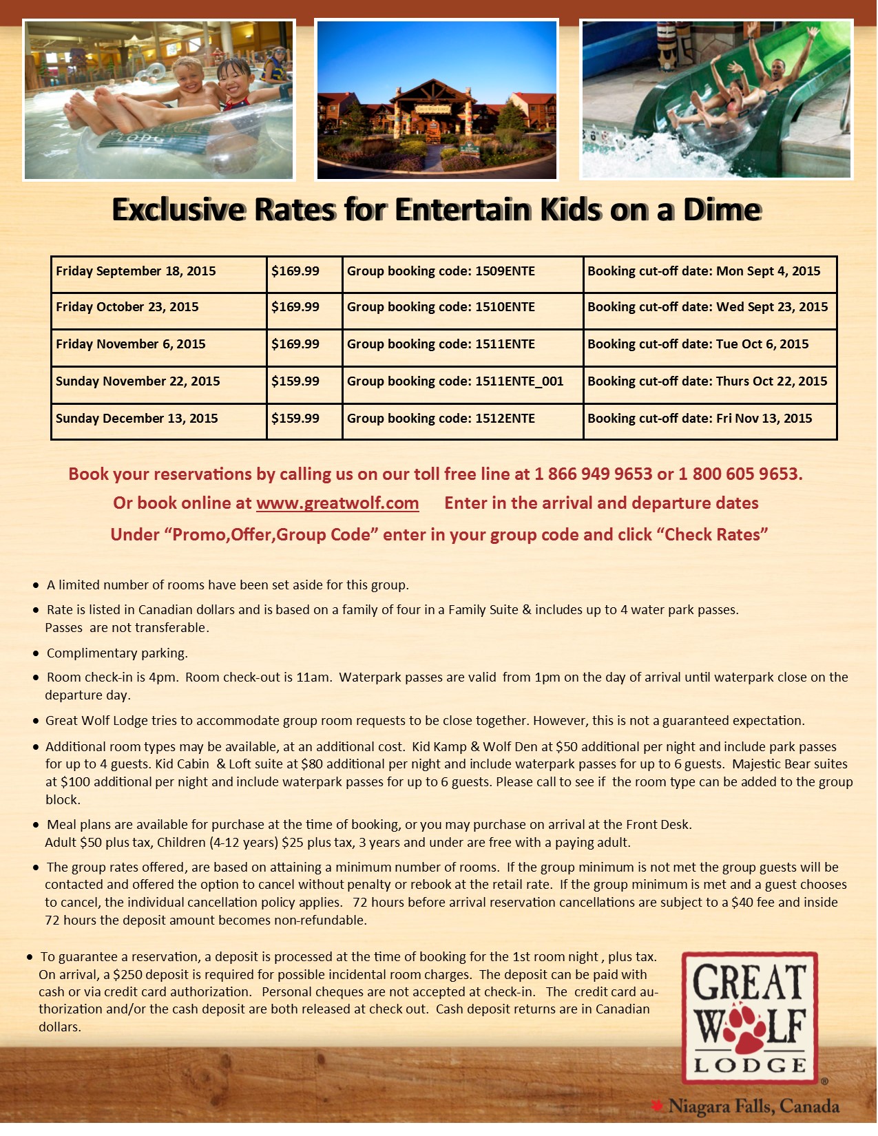GREAT WOLF LODGE DEALS | Entertain Kids on a Dime Blog