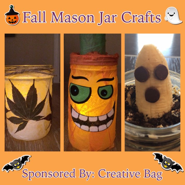 Fall Mason Jar Crafts & Healthy Recipe