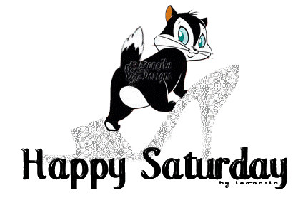 happy-saturday-black-cat-glitter