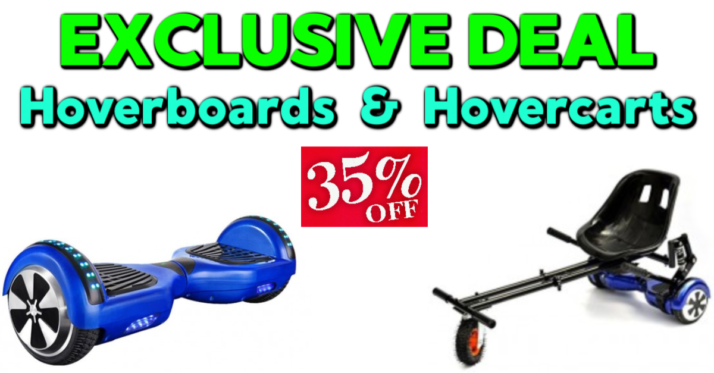 Exclusive Deal: Hoverboards & Hovercarts
