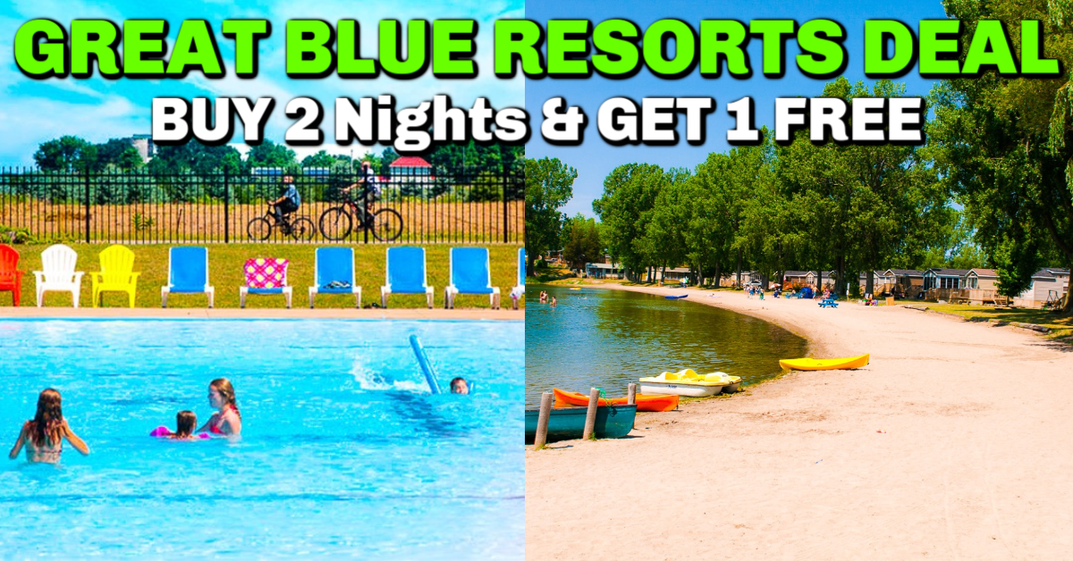 Great Blue Resorts Deal Buy 2 Nights Get 1 Free Entertain