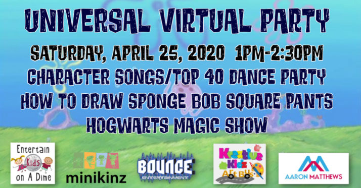 Universal Studios Virtual Party