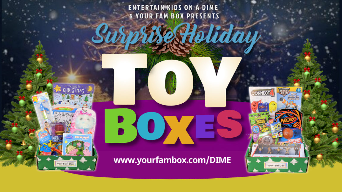 Surprise Holiday Toy Box | Entertain Kids on a Dime Blog