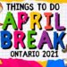 Things To Do April Break