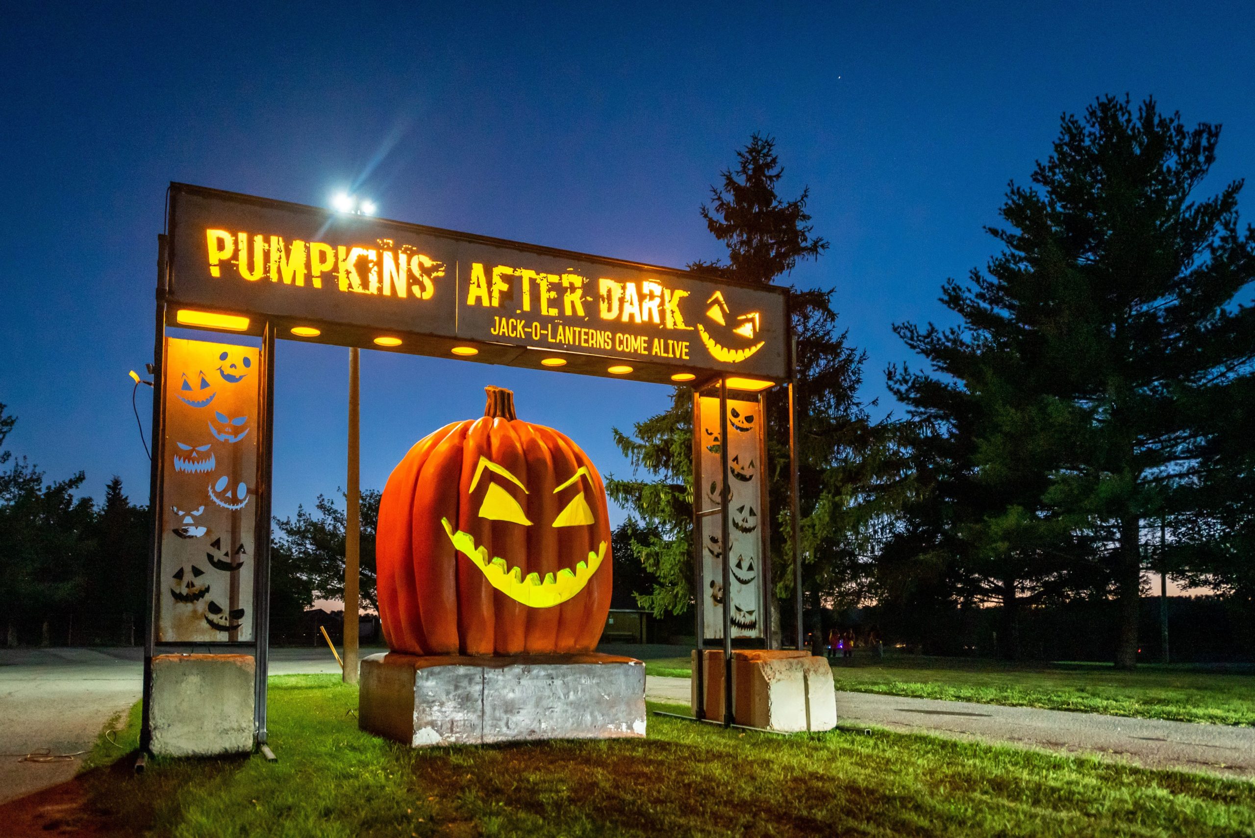 Pumpkins After Dark Deal Milton | Entertain Kids on a Dime Blog